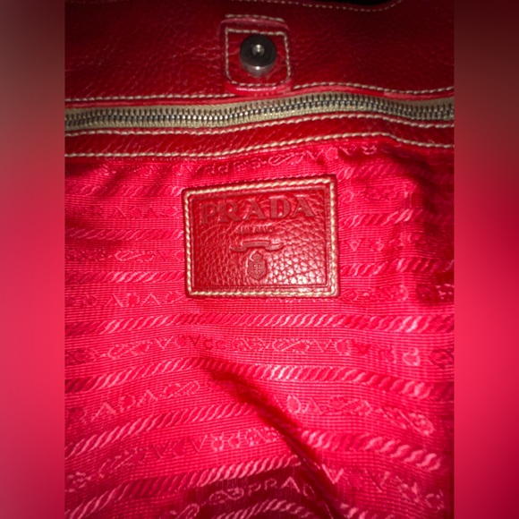 Prada Vitello Daino Rope Knot Shoulder Bag Ref Hobo (authentic) - Picture 8 of 8